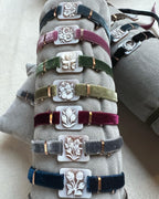 Bracciali in Velluto con Cammeo