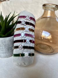 Bracciali in Velluto con Cammeo